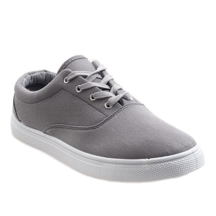 Zapatillas de hombre gris QF-10 1 Zapatillas de hombre gris QF-10 1