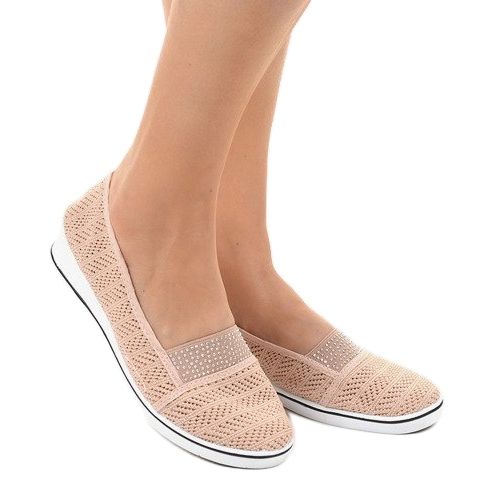 Deportivas rosas con encaje en la cuña ZH-4 2