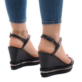 Sandalias negras en la plataforma de 1926 negro 3