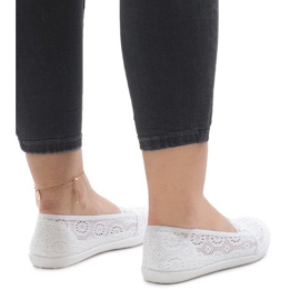 Zapatillas 1148-Y blancas con cordones blanco 3