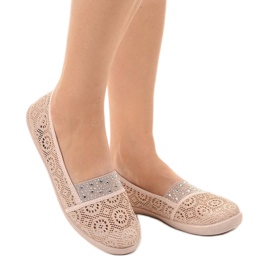 Zapatillas 1148-Y de encaje rosa 2