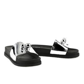 Zapatillas de plata con bolas 1819 gris 3