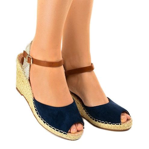 Sandalia cuña azul marino 2895 negro 1 Sandalia cuña azul marino 2895 negro 1