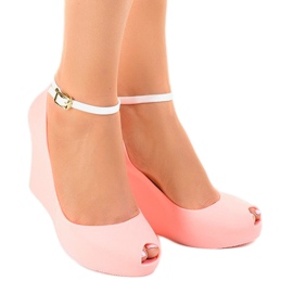 Melissa de goma rosa descubierta KM06-9 rosado 1