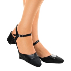 Bombas negras en el poste 5095 negro 1 Bombas negras en el poste 5095 negro 1