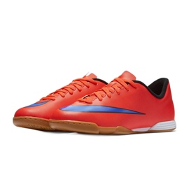 Zapatillas de fútbol Nike Mercurial Vortex Ii Ic Jr 651643-650 rojo rojo 4