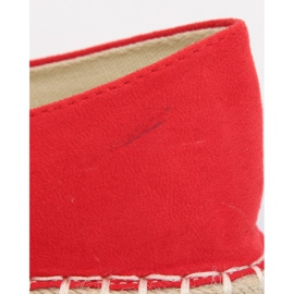 Alpargatas rojas para mujer 180-5 Red II-GAT rojo 6