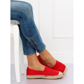 Alpargatas rojas para mujer 180-5 Red II-GAT rojo 5