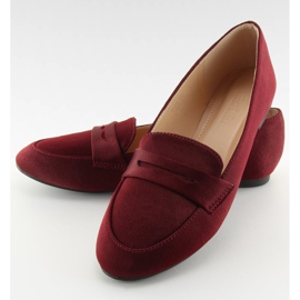 Mocasines de mujer burdeos 3109 Rojo II-GAT 1