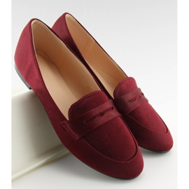 Mocasines de mujer burdeos 3109 Rojo II-GAT 5