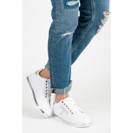 Zapatillas blancas con holograma blanco 2 Zapatillas blancas con holograma blanco 2