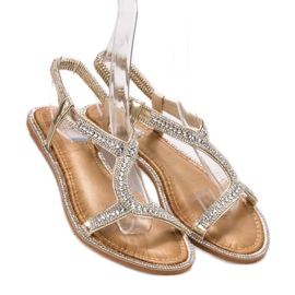 SHELOVET Sandalias doradas dorado 4