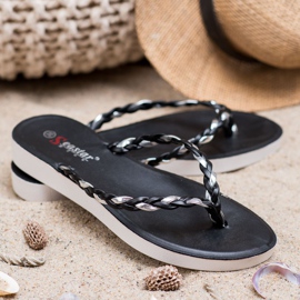 Seastar Chanclas Trenzadas Negras negro 1 Seastar Chanclas Trenzadas Negras negro 1