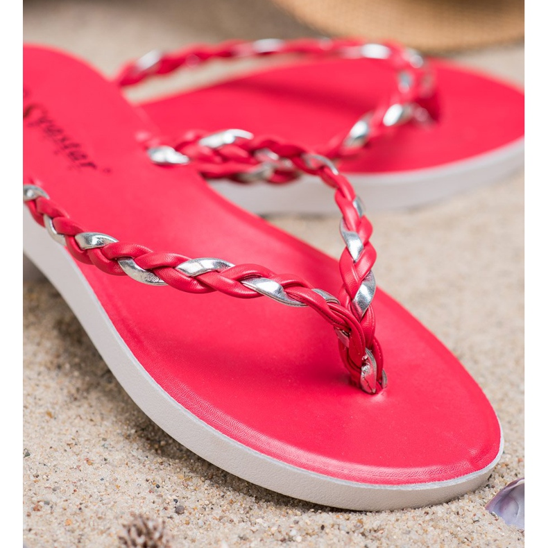 Seastar Chanclas Trenzadas Rojas rojo 2