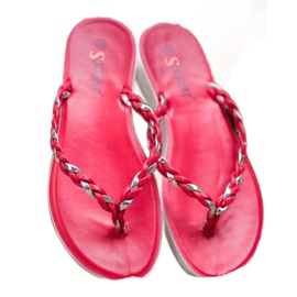 Seastar Chanclas Trenzadas Rojas rojo 3