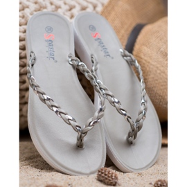 Seastar Chanclas trenzadas grises 2