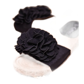 SHELOVET Alpargatas negras negro 3