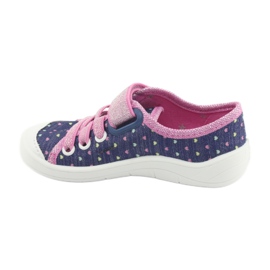 Calzado infantil befado 251X135 azul marino rosado gris 2