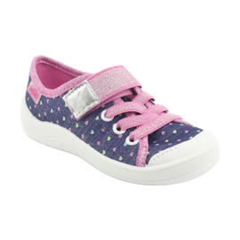 Calzado infantil befado 251X135 azul marino rosado gris 1