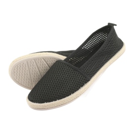 Alpargatas de malla negras JX1029 Negra negro 4