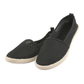 Alpargatas de malla negras JX1029 Negra negro 3