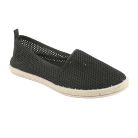 Alpargatas de malla negras JX1029 Negra negro 1