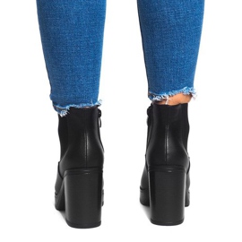 Botas en el talón con elástico X9098 Negro 3