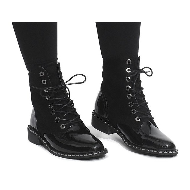 Botas Lacadas Exclusivas BL-29 Negro 2
