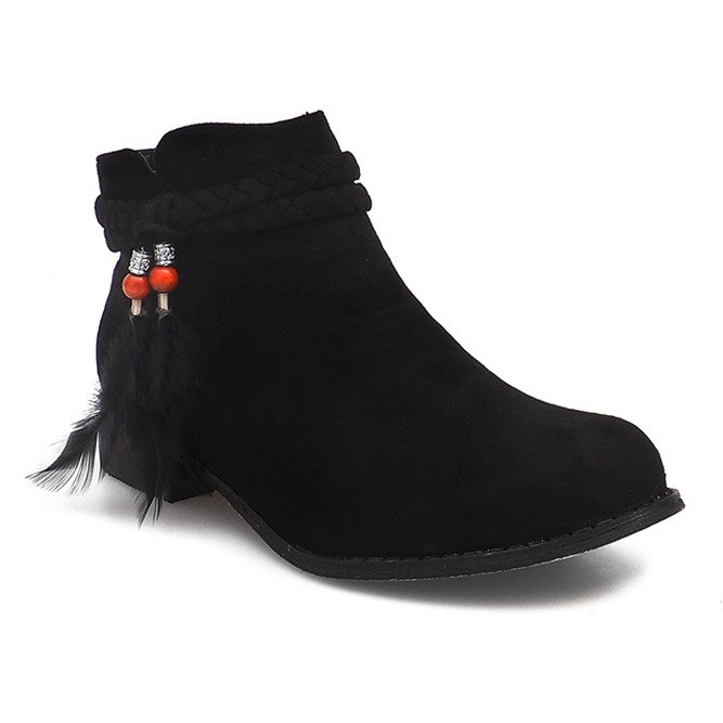 Botines de ante Jodhpur boots H1911 Black negro 2