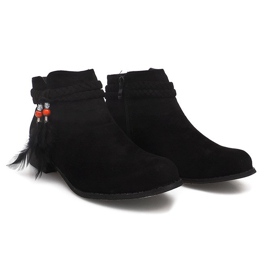 Botines de ante Jodhpur boots H1911 Black negro 3