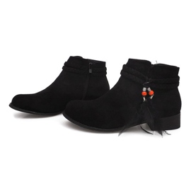 Botines de ante Jodhpur boots H1911 Black negro 4