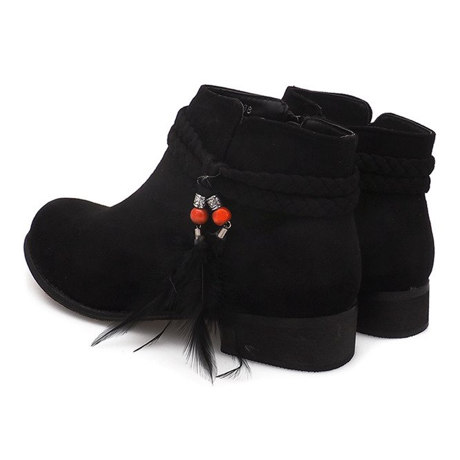 Botines de ante Jodhpur boots H1911 Black negro 1
