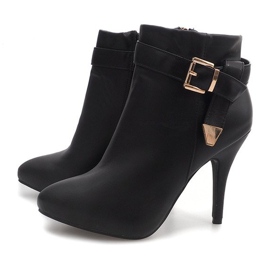 Botas Elegantes De Tacón Alto 6-148 Negro 3