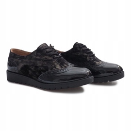 Zapatos de ante negros de Adele 1