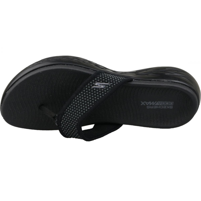 Chanclas Skechers On The Go 600 W 15300-BBK negro 2 Chanclas Skechers On The Go 600 W 15300-BBK negro 2