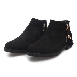 Botines de ante Jodhpur 8565 Negro 1