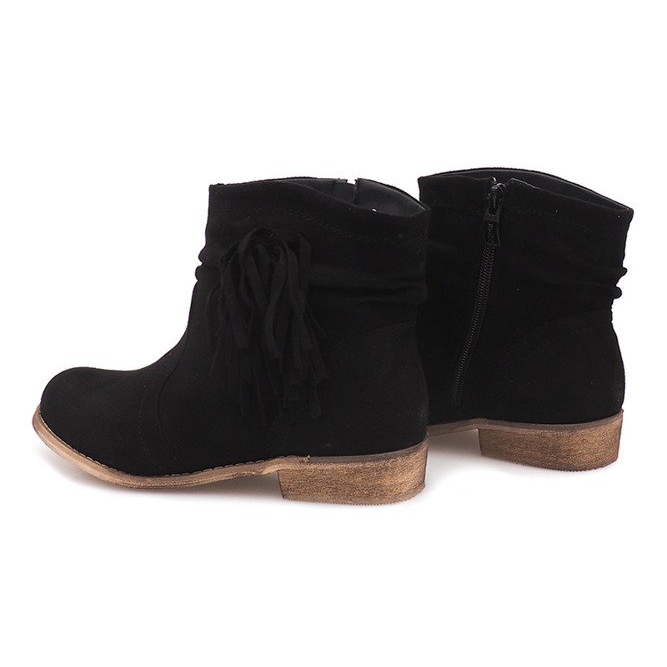 Botines de ante Jodhpur boots ZY9040 Negro 1