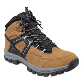 Botas de nieve con aislamiento camel T-1866 marrón 1
