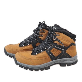 Botas de nieve con aislamiento camel T-1866 marrón 3