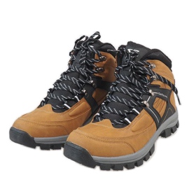 Botas de nieve con aislamiento camel T-1866 marrón 4