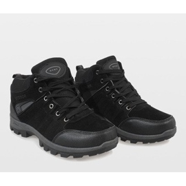 Botas de nieve negras aisladas KFT001 negro 2 Botas de nieve negras aisladas KFT001 negro 2