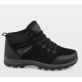 Botas de nieve negras aisladas KFT001 negro 3