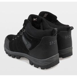 Botas de nieve negras aisladas KFT001 negro 5