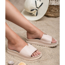 SHELOVET Zapatillas en la plataforma rosado 2