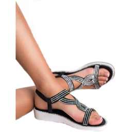 Bestelle Sandalias sin cordones en la plataforma negro 2