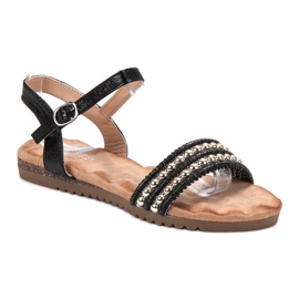 Emaks Sandalias de mujer cómodas negro 1
