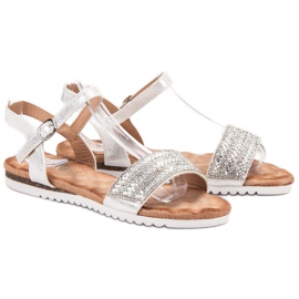 Emaks Sandalias Con Circonita gris 2