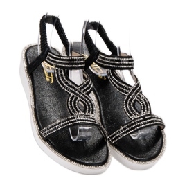SHELOVET Sandalias sin cordones en Kotrna negro 3