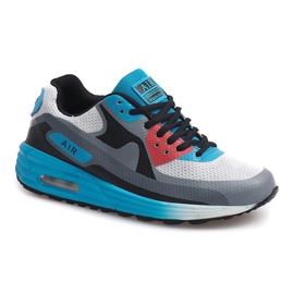 Zapatillas Neony B306-9 Blanco negro azul multicolor 2