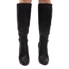 Botas de Tacón Alto 8022 Negro 2 Botas de Tacón Alto 8022 Negro 2